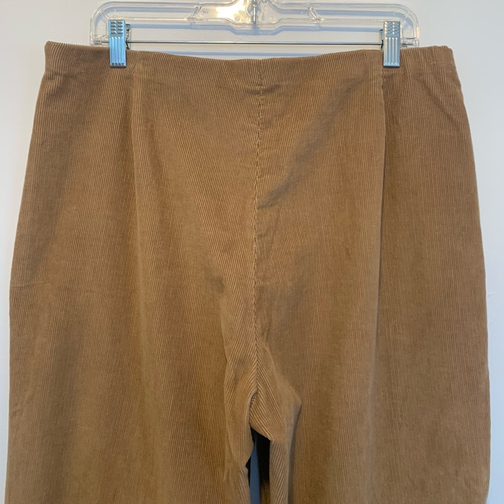 Vintage Eddie Bauer Bremerton Fit Tapered Brown Corduroy Pants 16 - Picture 6 of 9